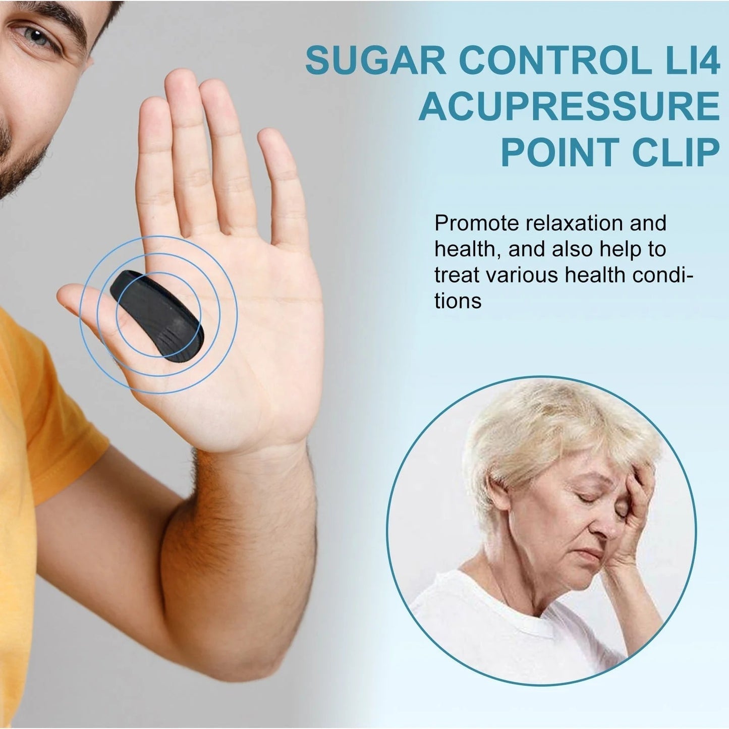 SUGAR CONTROL ACUPRESSURE POINT CLIP